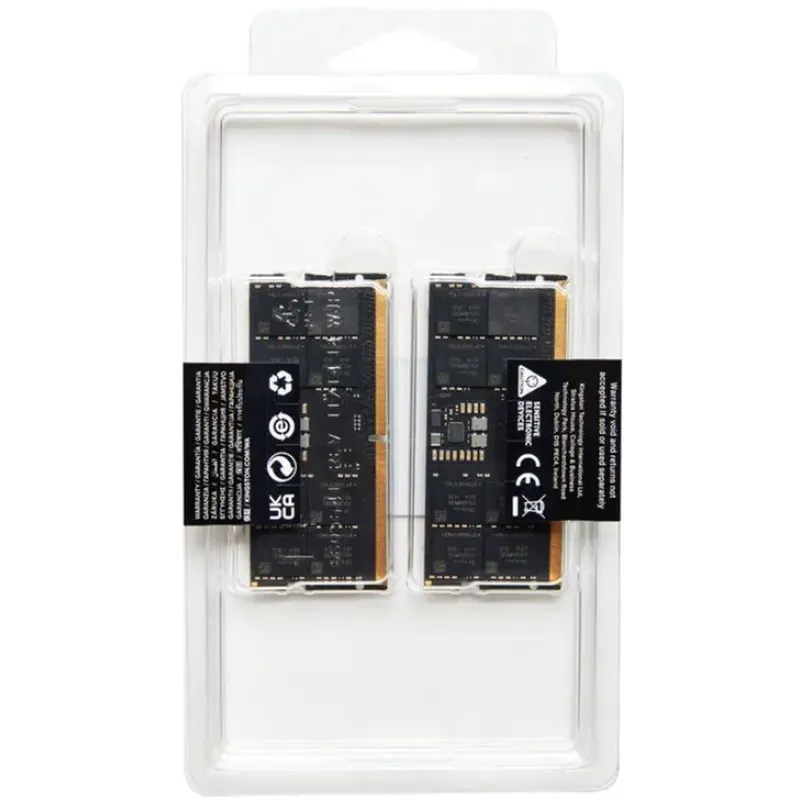 Оперативна пам'ять Kingston FURY 32 GB (2x16GB) SO-DIMM DDR5 4800 MHz Impact (KF548S38IBK2-32)