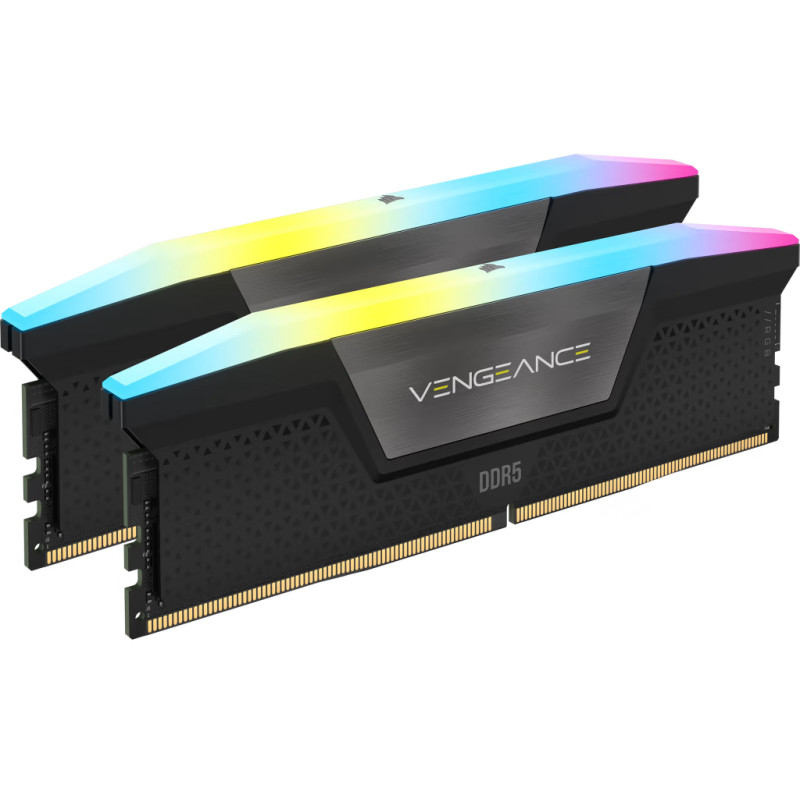 Оперативная память Corsair 96 GB (2x48GB) DDR5 6400 MHz Vengeance RGB (CMH96GX5M2B6400C32)