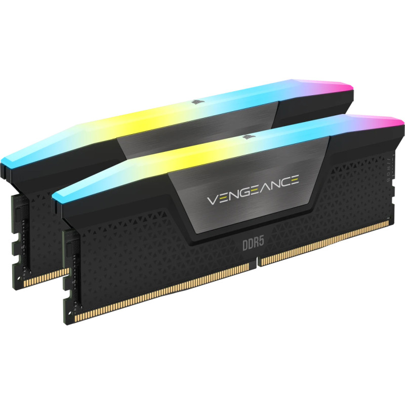 Оперативная память Corsair 96 GB (2x48GB) DDR5 6800 MHz Vengeance RGB Black (CMH96GX5M2B6800C34)