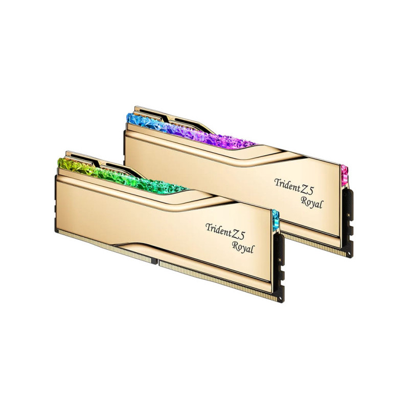 Оперативна пам'ять G.Skill 32 GB (2x16GB) DDR5 6000 MHz Trident Z5 Royal Gold (F5-6000J2836G16GX2-TR5G)