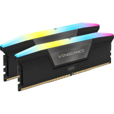 Оперативная память Corsair 96 GB (2x48GB) DDR5 7200 MHz Vengeance RGB Black (CMH96GX5M2B7200C40)