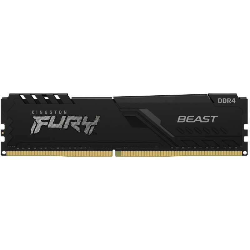 Оперативная память Kingston FURY 8 GB DDR4 3200 MHz Beast Black (KF432C16BB/8WP)