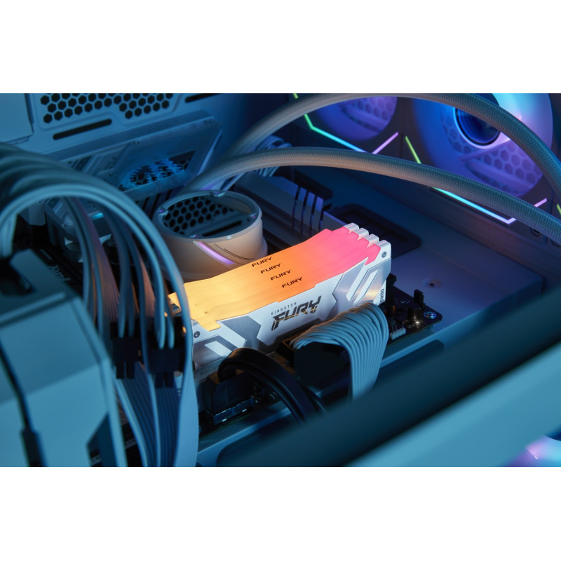 Оперативна пам'ять Kingston FURY 24 GB DDR5 8400 MHz Renegade Silver/White RGB (KF584CU40RWA-24)