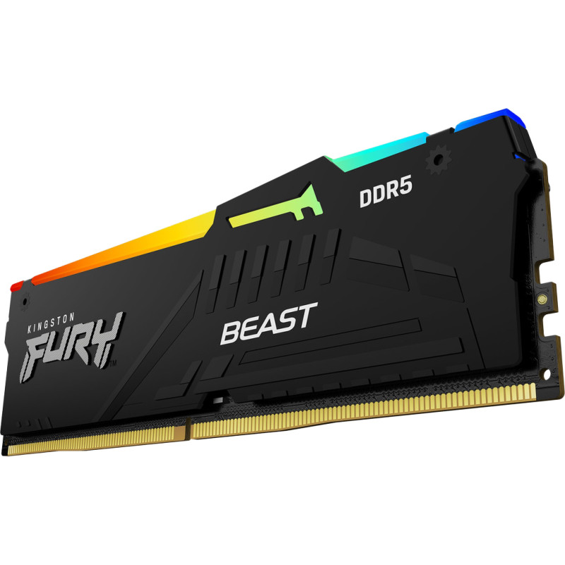 Kingston FURY 64 GB DDR5 5600 MHz Beast Black RGB EXPO (KF556C36BBEA-64)