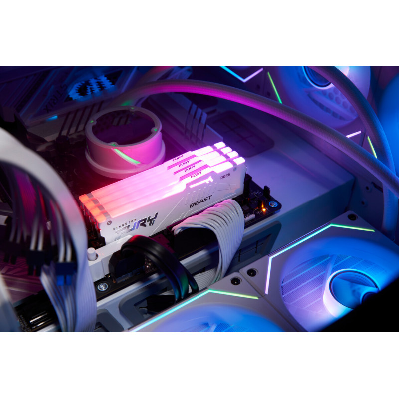 Kingston FURY Beast White RGB DDR5-6800 16GB (KF568C34BWEA-16)