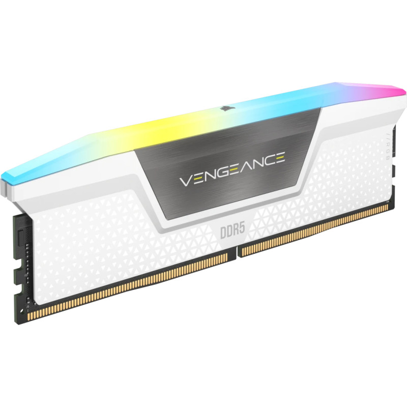 Оперативная память Corsair 32 GB (2x16 GB) DDR5 6400 MHz Vengeance RGB White (CMK32GX5M2B6400Z36W)