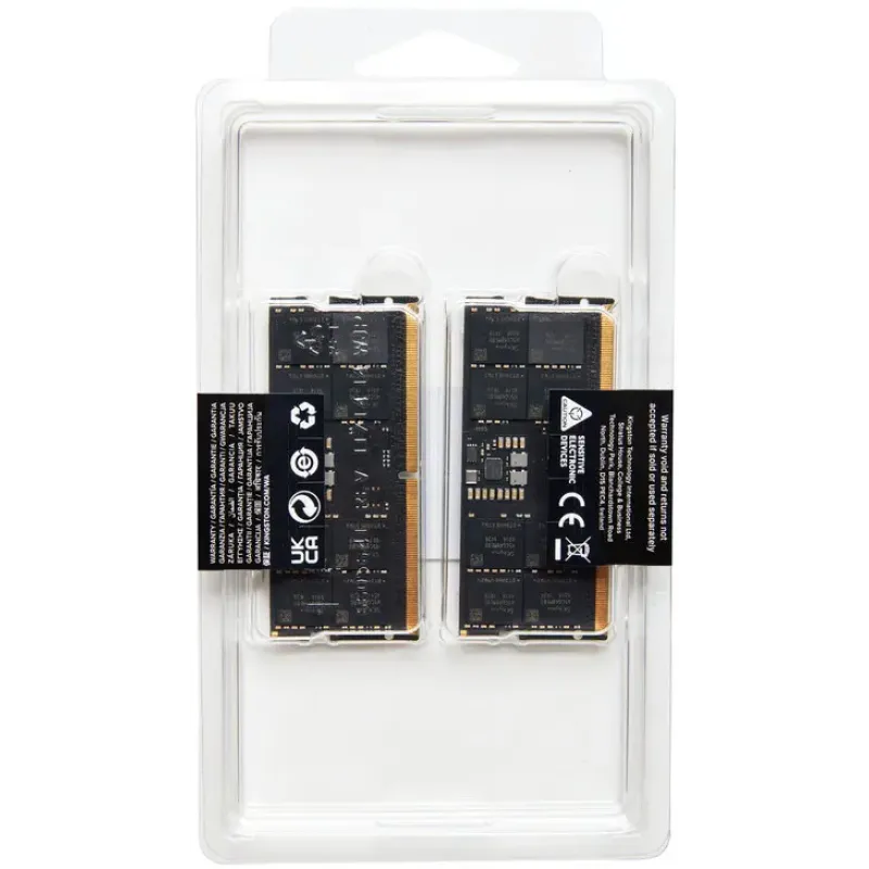 Оперативная память Kingston FURY 32 GB (2x16GB) SO-DIMM DDR5 5600 MHz Impact (KF556S40IBK2-32)