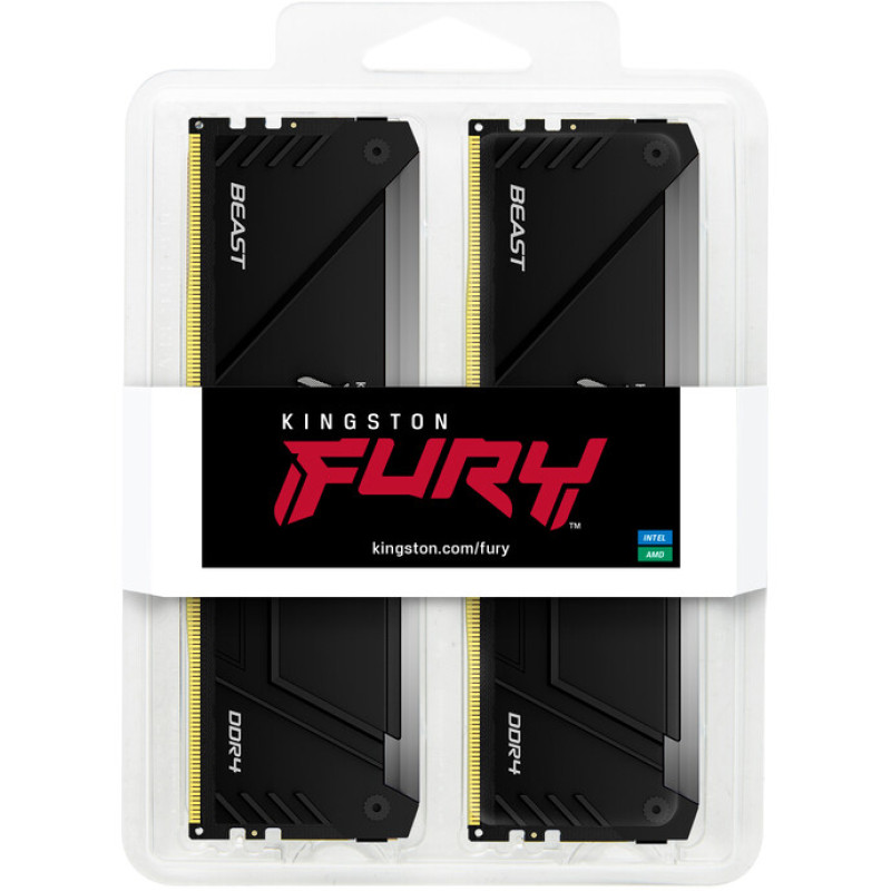 Kingston FURY 64 GB (2х32GB) DDR4 3200 MHz Beast RGB (KF432C16BB2AK2/64)