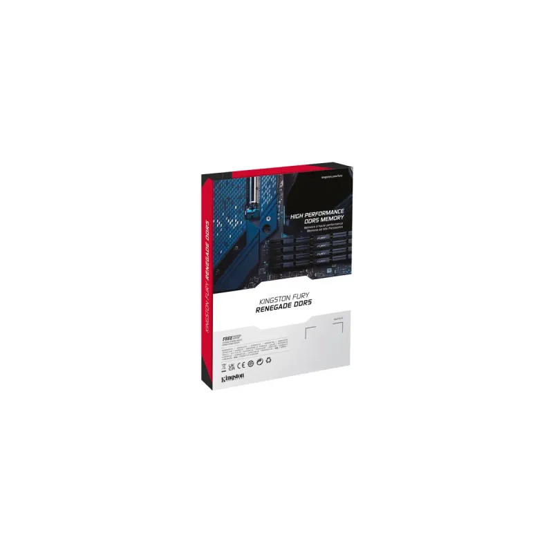 Оперативная память Kingston FURY 96 GB (2x48GB) DDR5 6000 MHz Renegade Silver (KF560C32RSK2-96)