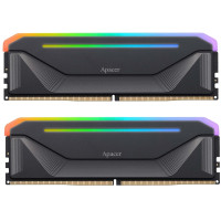 Оперативна пам'ять Apacer 32 GB (2x16GB) DDR5 5600 MHz Nox RGB Black (AH5U32G56C522NBAA-2)