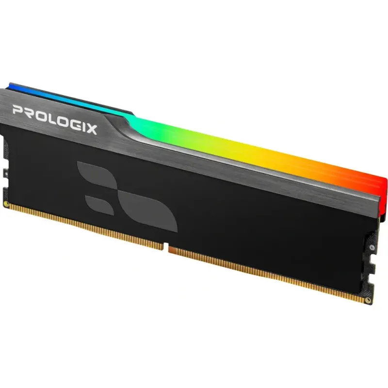 Оперативная память Prologix 16 GB DDR4 3200 MHz Onyx Black RGB (PRO16GB3200YBR4)