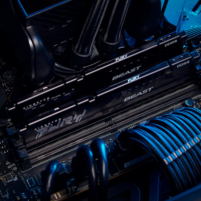 Оперативная память Kingston FURY 32 GB (2x16GB) DDR5 6000 MHz Beast Black (KF560C30BBK2-32)