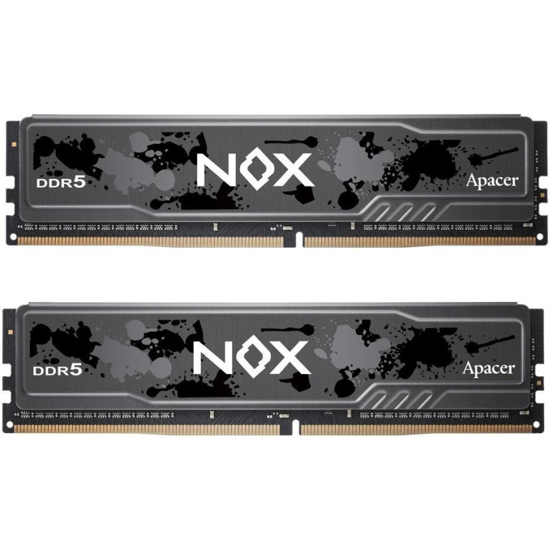 Оперативна пам'ять Apacer 32 GB (2x16GB) DDR5 5600 MHz Nox Black (AH5U32G56C522MBAA-2)