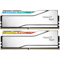 G.Skill 96 GB (2x48GB) DDR5 6400 MHz Trident Z5 Royal Silver (F5-6400J3239F48GX2-TR5S)