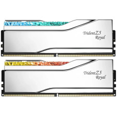G.Skill 96 GB (2x48GB) DDR5 6400 MHz Trident Z5 Royal Silver (F5-6400J3239F48GX2-TR5S)