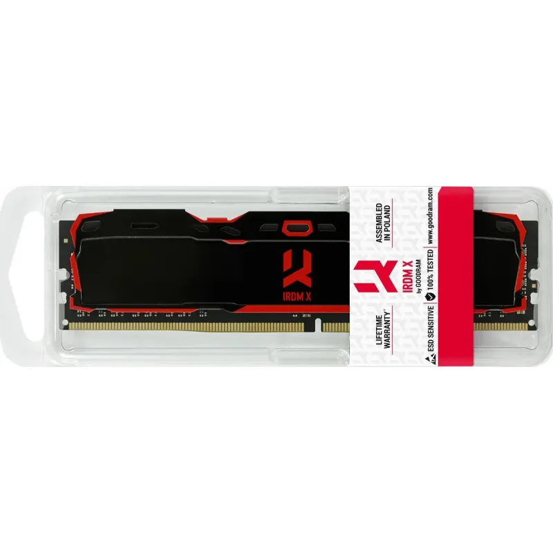 Оперативна пам'ять GOODRAM 16 GB DDR4 3200 MHz IRDM X Black (IR-X3200D464L16SA/16G)