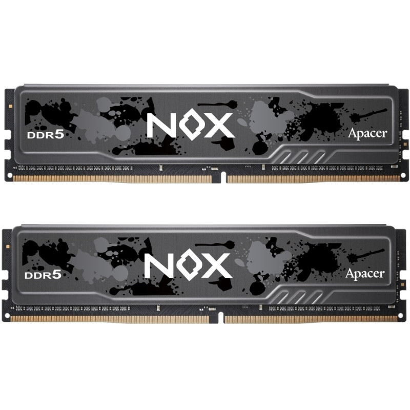 Оперативна пам'ять Apacer 32 GB (2x16GB) DDR5 6000 MHz Nox Black (AH5U32G60C622MBAA-2)