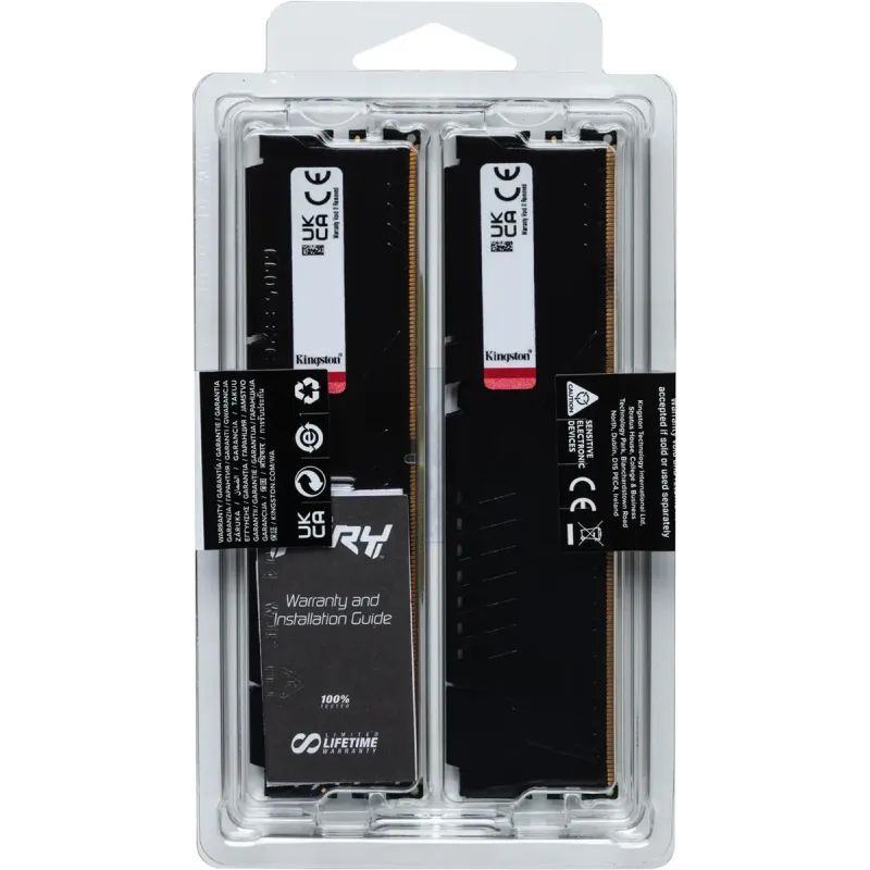 Оперативна пам'ять Kingston FURY 16 GB (2x8GB) DDR5 5600 MHz Beast (KF556C40BBK2-16)