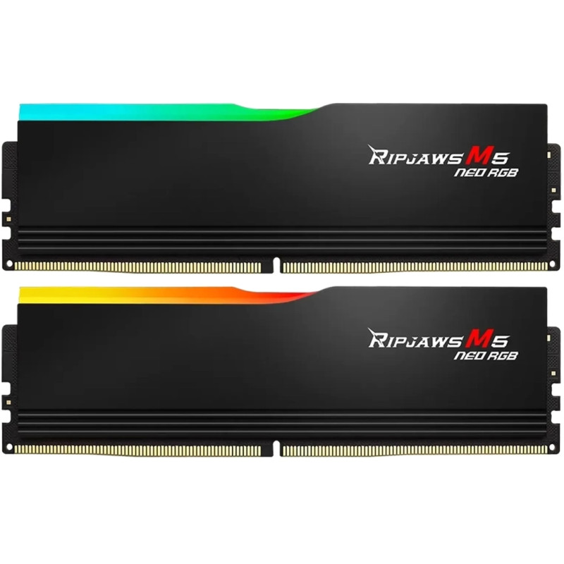 Оперативна пам'ять G.Skill 96 GB (2x48GB) DDR5 6000 MHz Ripjaws M5 Neo RGB (F5-6000J3036F48GX2-RM5NRK)