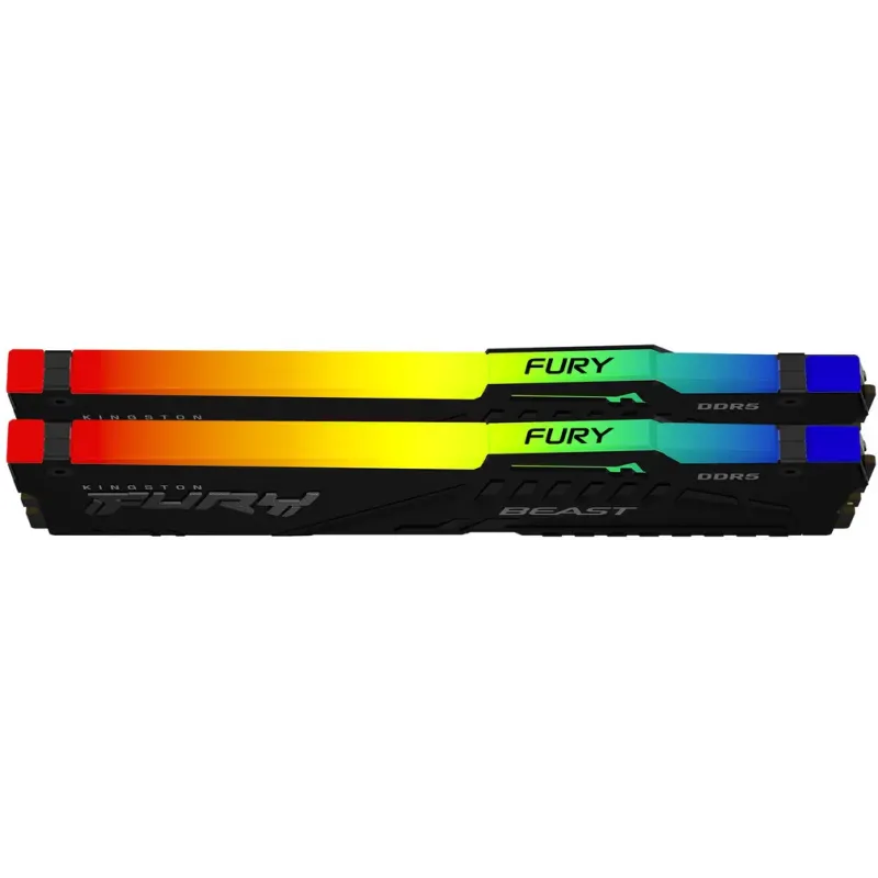 Оперативна пам'ять Kingston FURY 32 GB (2x16GB) DDR5 6400 MHz Beast RGB EXPO (KF564C32BBEAK2-32)