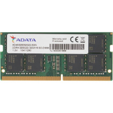Оперативная память ADATA 32 GB SO-DIMM DDR4 3200 MHz (AD4S320032G22-SGN)