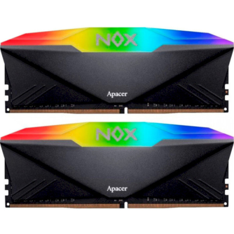 Оперативна пам'ять Apacer 16 GB DDR4 3200 MHz NOX RGB (AH4U16G32C28YNBAA-2)