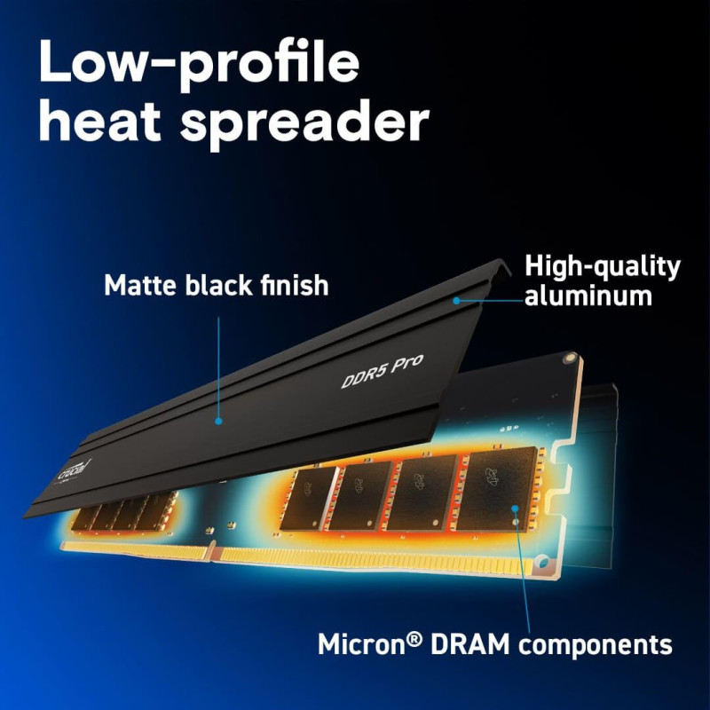 Оперативна пам'ять Crucial 48 GB DDR5 6000 MHz Pro (CP48G56C46U5)