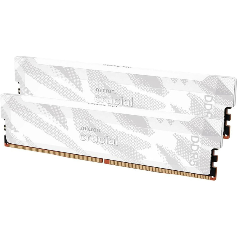 Оперативная память Crucial 32 GB (2x16GB) DDR5 6400 MHz Pro Overclocking White (CP2K16G64C32U5W)