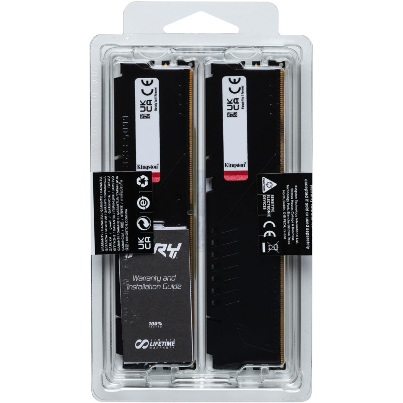 Kingston FURY 32 GB (2x16GB) DDR5 6000 MHz Beast Black (KF560C36BBE2K2-32)