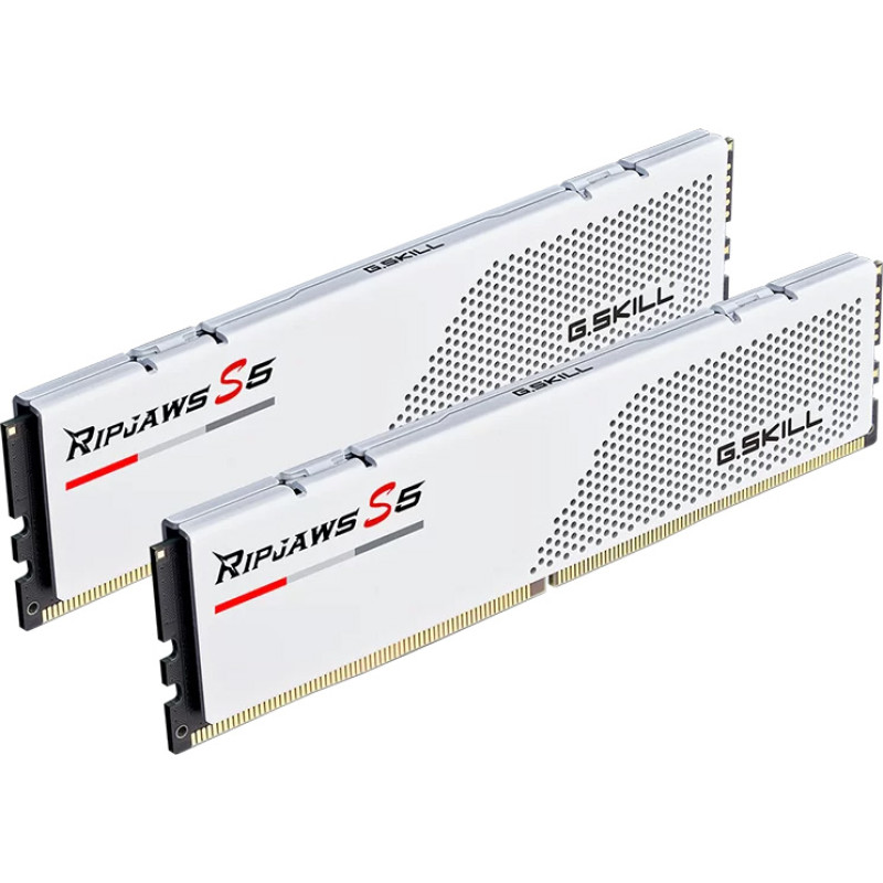 G.SKILL Ripjaws S5 Matte White DDR5 6000MHz 64GB Kit 2x32GB (F5-6000J2836G32GX2-RS5W)