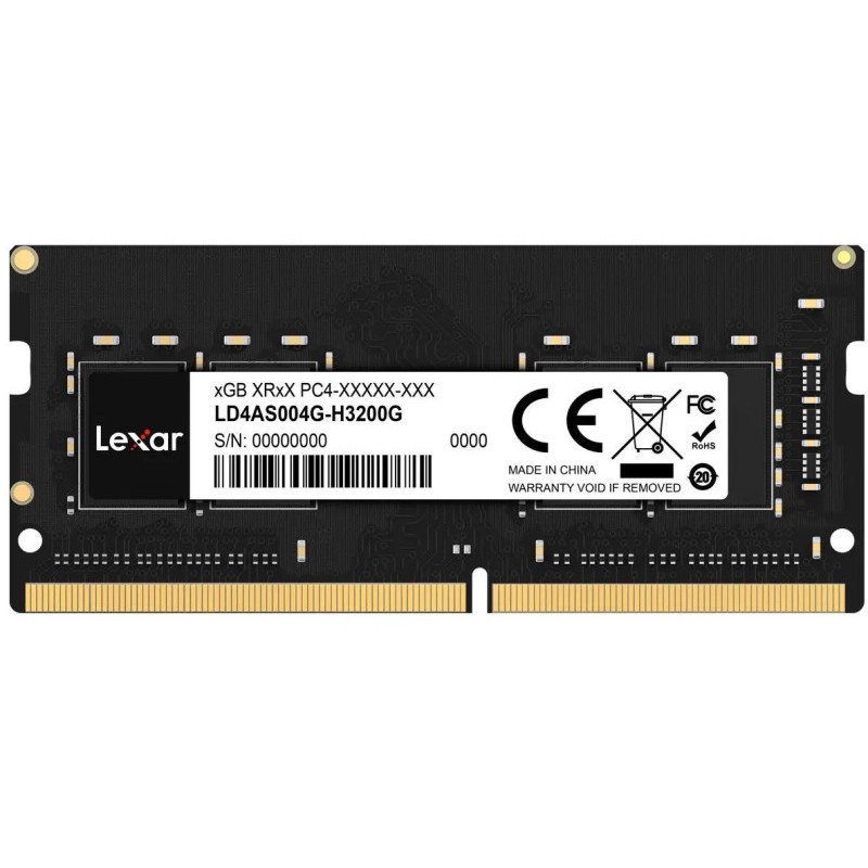 Lexar 32 GB SO-DIMM DDR4 3200 MHz (LD4AS032G-B3200GSST)