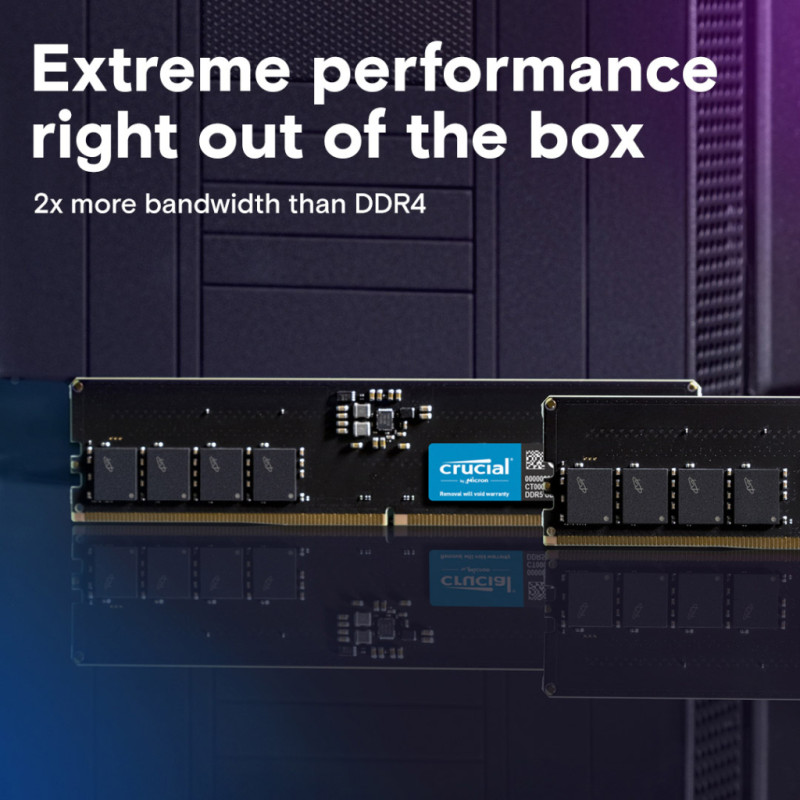 CRUCIAL DDR5 5600MHz 32GB (CT32G56C46U5T)