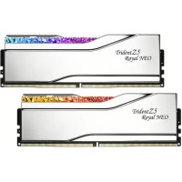 Оперативна пам'ять G.Skill 64 GB (2x32GB) DDR5 6000 MHz Trident Z5 Royal Neo Silver (F5-6000J2636H32GX2-TR5NS)