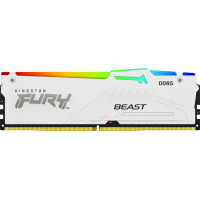 Оперативна пам'ять Kingston FURY 16 GB DDR5 6000 MHz Beast RGB White (KF560C36BWE2A-16)