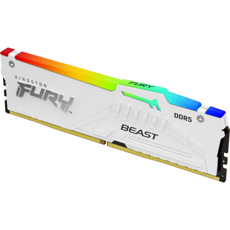 Оперативная память Kingston FURY 16 GB DDR5 6000 MHz Beast RGB White (KF560C36BWE2A-16)