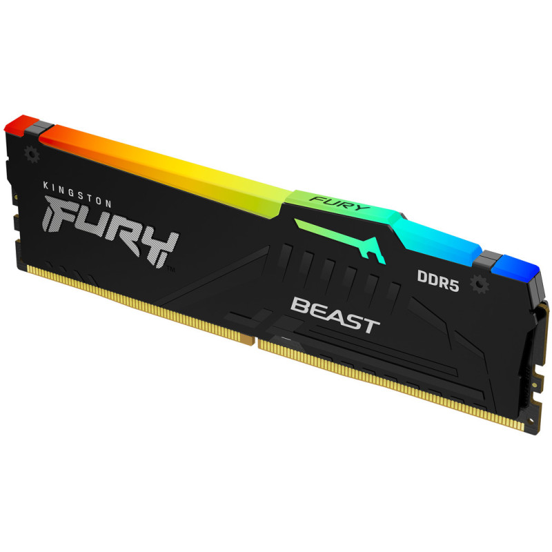 Оперативна пам'ять Kingston FURY 16 GB DDR5 6000 MHz Beast RGB EXPO (KF560C30BBEA-16)