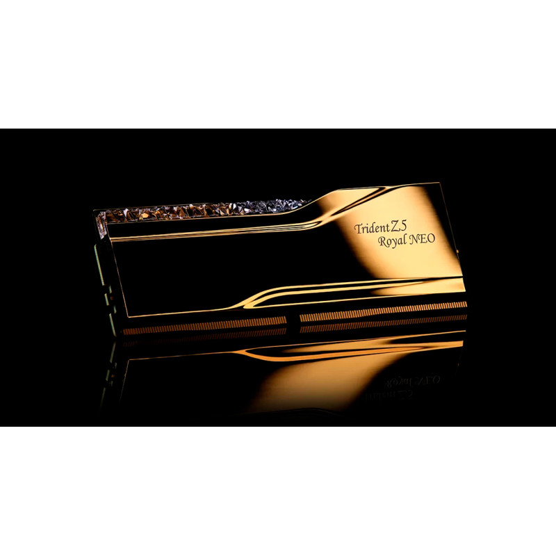 Оперативная память G.SKILL Trident Z5 Royal Neo Gold DDR5 6400MHz 32GB Kit 2x16GB (F5-6400J3039G16GX2-TR5NG)