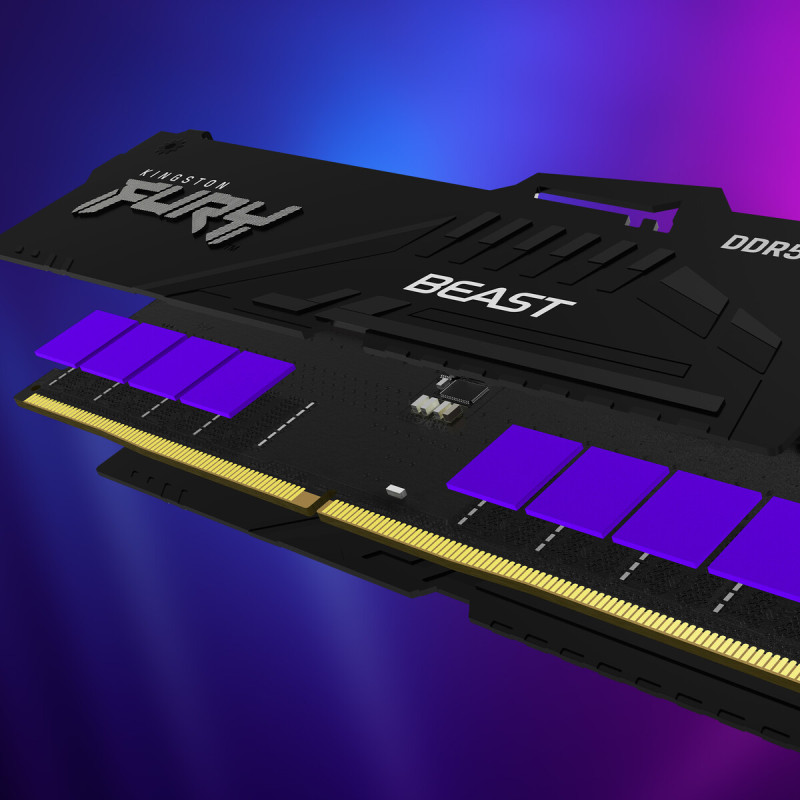 Kingston FURY 64 GB DDR5 5600 MHz Beast Black RGB EXPO (KF556C40BBA-64)
