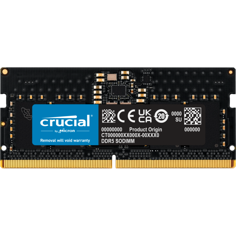 Crucial 8 GB SO-DIMM DDR5 4800 MHz (CT8G48C40S5)