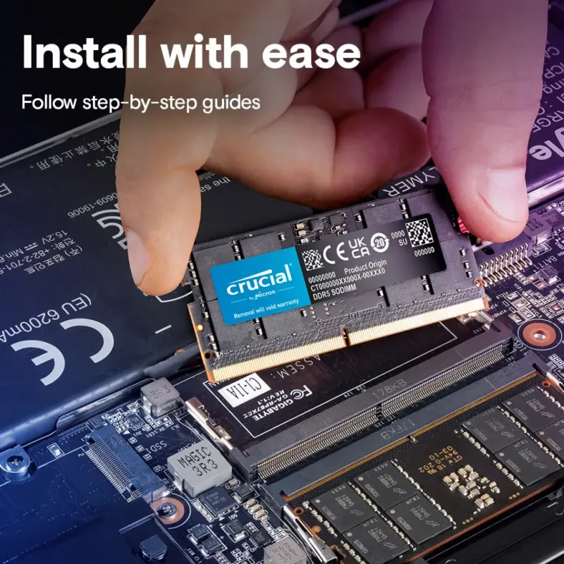 Оперативная память Crucial DDR5 1x8GB Tray (CT8G56C46S5T)