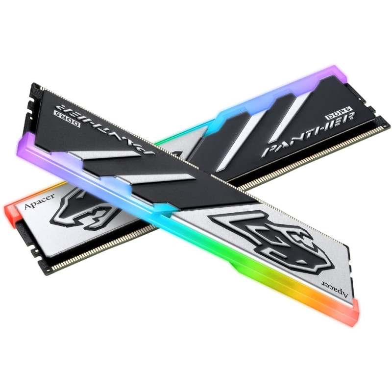 Оперативна пам'ять Apacer DDR5-6400 32768MB PC5-51200 (Kit of 2x16384) Panther RGB (AH5U32G64C5529BAA-2)