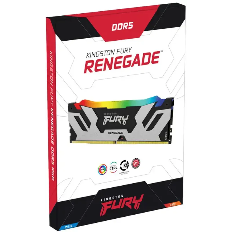 Оперативная память Kingston FURY 96 GB (2x48GB) DDR5 6000 MHz Renegade RGB (KF560C32RSAK2-96)