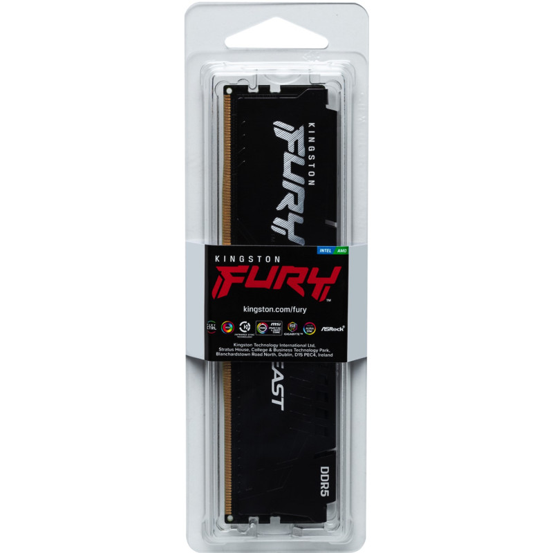 Kingston FURY 8 GB DDR5 5600 MHz Beast Black (KF556C40BB-8)