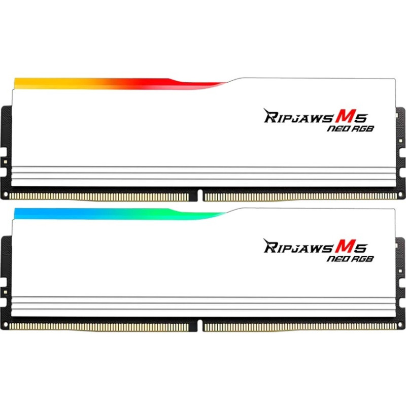 G.Skill DDR5-6000 65536MB PC5-48000 (Kit of 2x32768) Ripjaws M5 Neo RGB White (F5-6000J3238G32GX2-RM5NRW)
