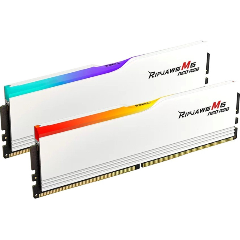 G.Skill DDR5-6000 65536MB PC5-48000 (Kit of 2x32768) Ripjaws M5 Neo RGB White (F5-6000J3238G32GX2-RM5NRW)