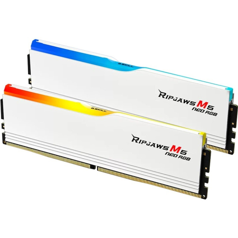 G.Skill DDR5-6000 65536MB PC5-48000 (Kit of 2x32768) Ripjaws M5 Neo RGB White (F5-6000J3238G32GX2-RM5NRW)