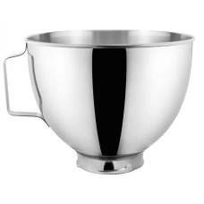 Чаша KitchenAid 4,3 л 5K45SBWH з нержавіючої сталі, з ручкою, до моделей 4,3 л / 4,8 л