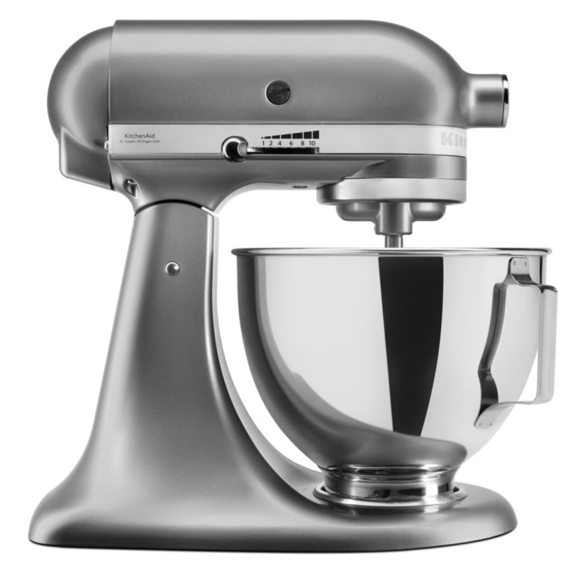 Чаша KitchenAid 4,3 л 5K45SBWH з нержавіючої сталі, з ручкою, до моделей 4,3 л / 4,8 л