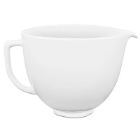 Чаша KitchenAid 4,7 л 5KSM2CB5LW керамічна, з ручкою, колір білий шоколад