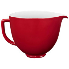 Чаша KitchenAid 4,7 л 5KSM2CB5ER керамічна, з ручкою, колір зовні червоний